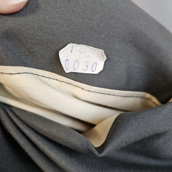 ❤️ VTG London Fog 40R Grey & Burgundy Trench Coat - Picture 14 of 15